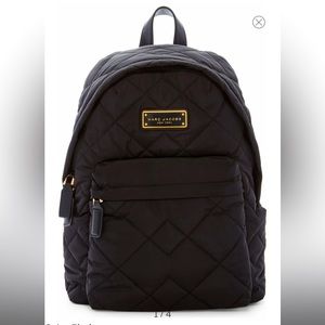 Marc Jacobs • Quilted Nylon Backpack • Color:  Black • Great Condition